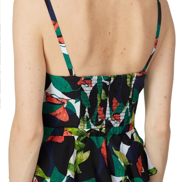 Jcrew silk floral multi Sosi dress like new - Picture 3 of 12